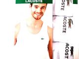 Lacoste  Erkek Slim Fit Askılı U Yaka 3'lü Beyaz Atlet