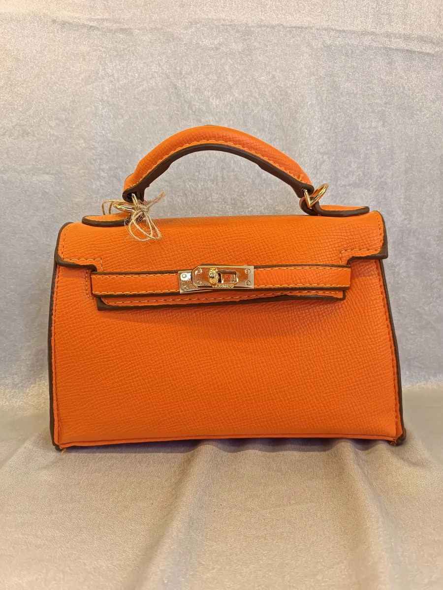 Hermes Orange Birkin 30 Mini El çantası